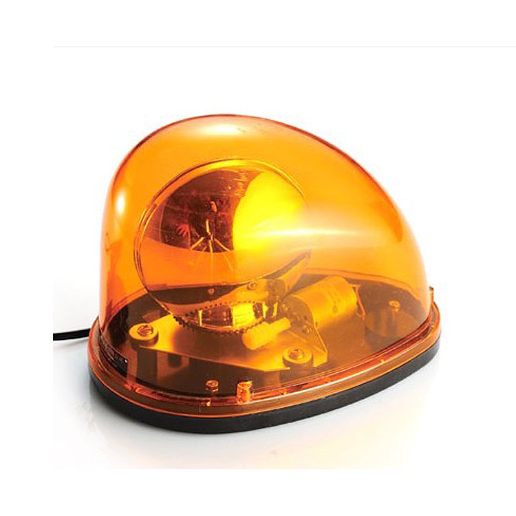 Purple Rooftop Beacon Rotating Light with Magnetic Base New Condition Emergency Warning Light for ATV Trucks Ambulance Bus